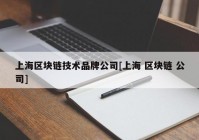 上海区块链技术品牌公司[上海 区块链 公司]